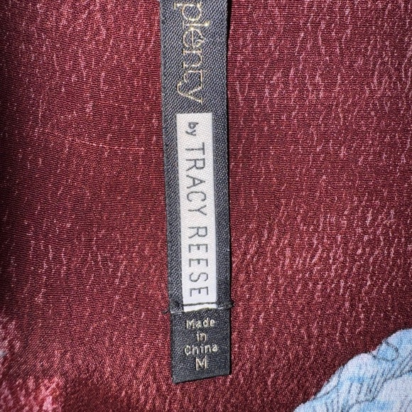 Anthropologie Plenty By Tracy Reese Aleah Floral Faux Wrap Dress Size M EUC - Picture 12 of 15